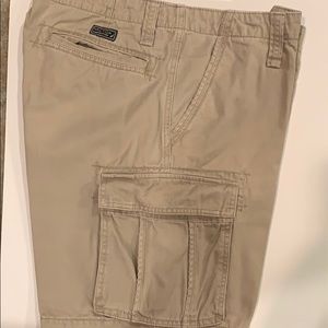 NAUTICA MEN’S CARGO SHORTS-21in LENGTH